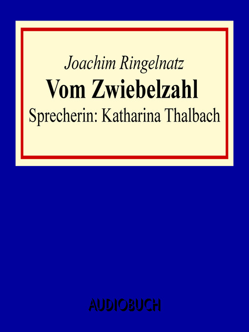 Title details for Vom Zwiebelzahl by Joachim Ringelnatz - Available